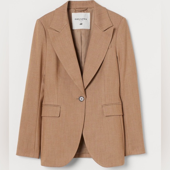 Giuliva + Hm Jackets & Blazers - Giuliva + HM Tan Women's Blazer